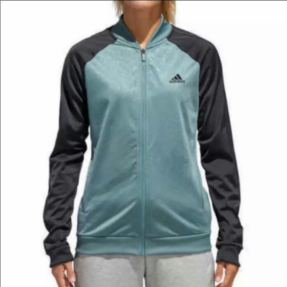 Adidas Embossed Track Jacket Petal Print 🌸 - Picture 1 of 4